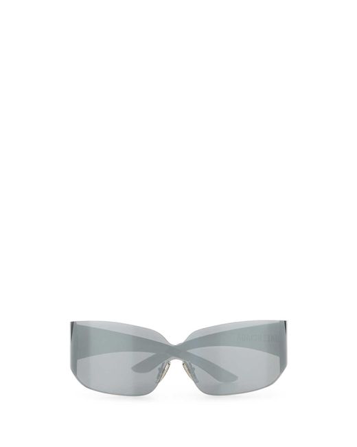 サングラス BALENCIAGA Grey nylon Mono Square sunglasses Balenciaga Nylon Mono Square Sunglasses in Gray | Lyst