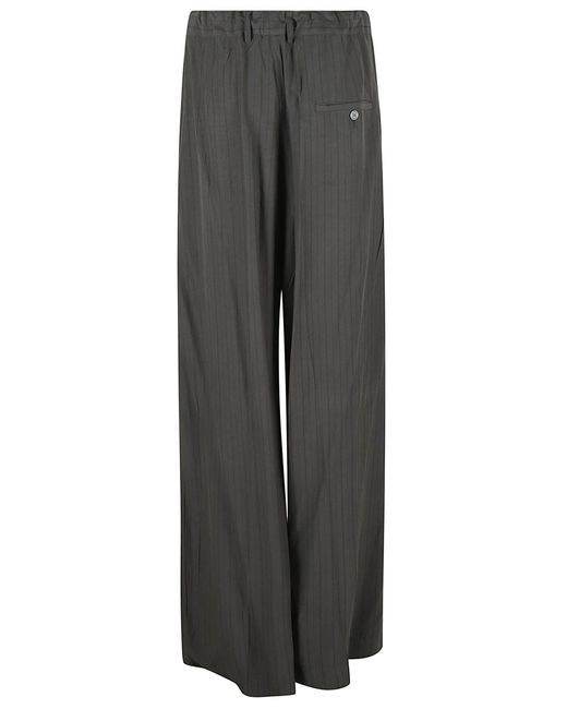 Balenciaga Gray Fluid Tailored Trousers for men