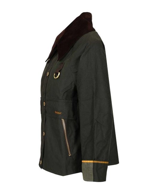 Barbour Black Reighton Spey Waxed Jacket Jackets