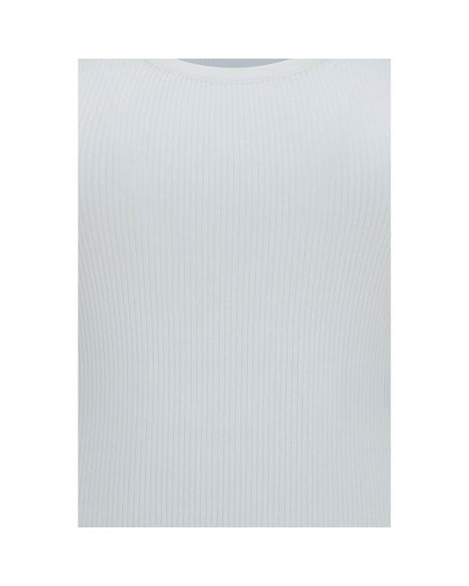 Max Mara Blue Viscose Tank Tops