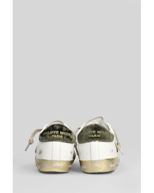 Philippe Model White Prsx Low Sneakers