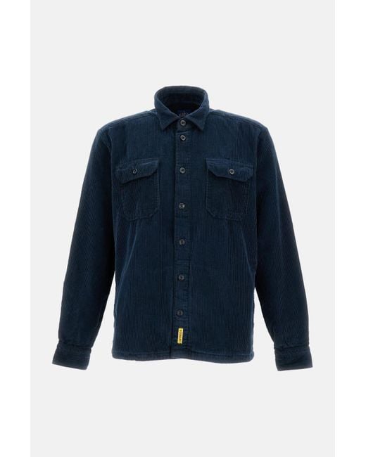 B.D. Baggies Blue Corduroy Shacket for men