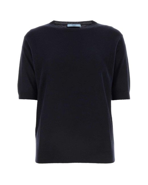 Prada Black Midnight Cashmere Sweater