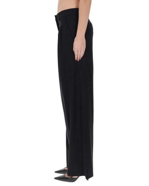 PT Torino Black Frankie Pants Virgin Wool Trousers