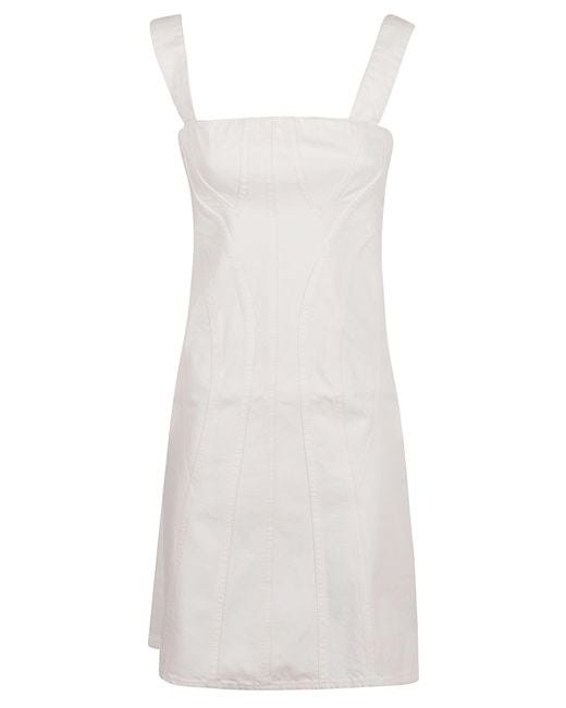 Stella McCartney White Wash Denim Dress