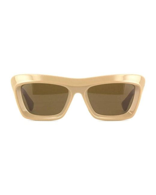 Bottega Veneta Brown Sunglasses Square Full Rim, Frame And Lens Bv1283S003