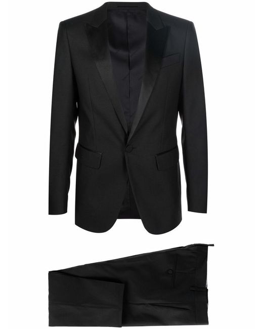 DSquared² Black Suit Berlin Virgin Wool Suits for men
