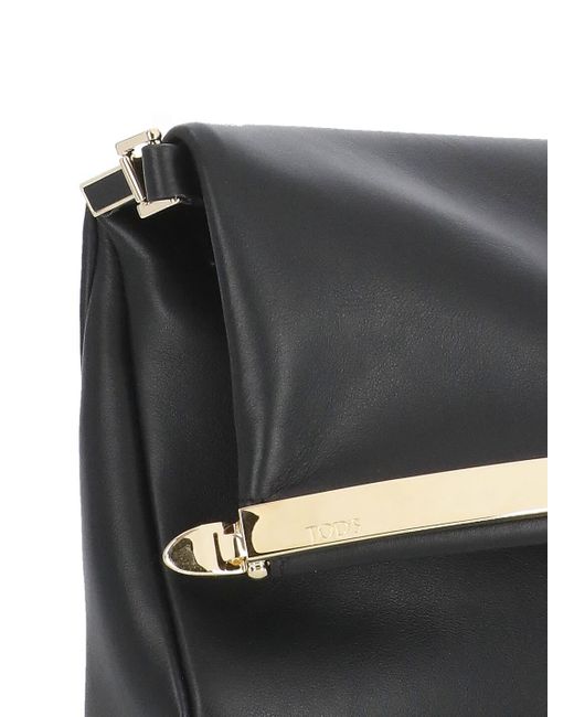 Tod's White Leather Shoulder Bag