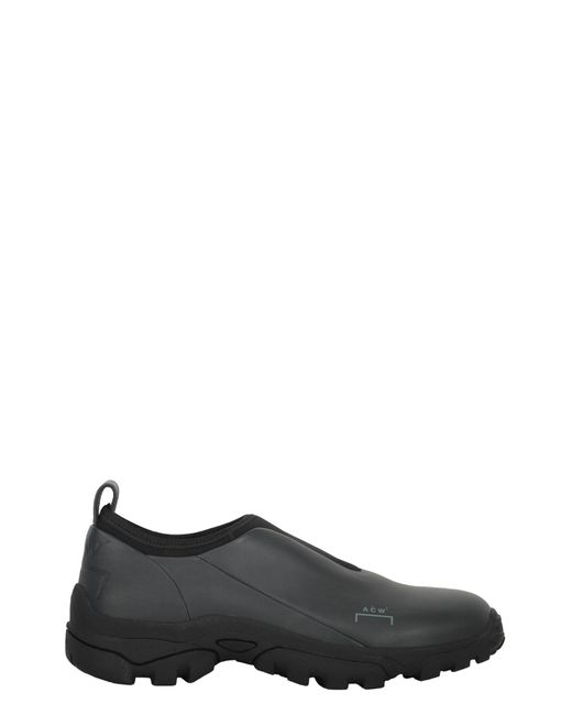 A_COLD_WALL* Black Leather Slip-On Sneakers for men
