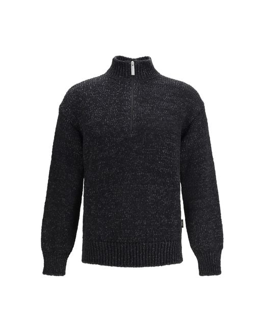 Laminar Blue Cotton Sweater Cotton; Polyamide for men