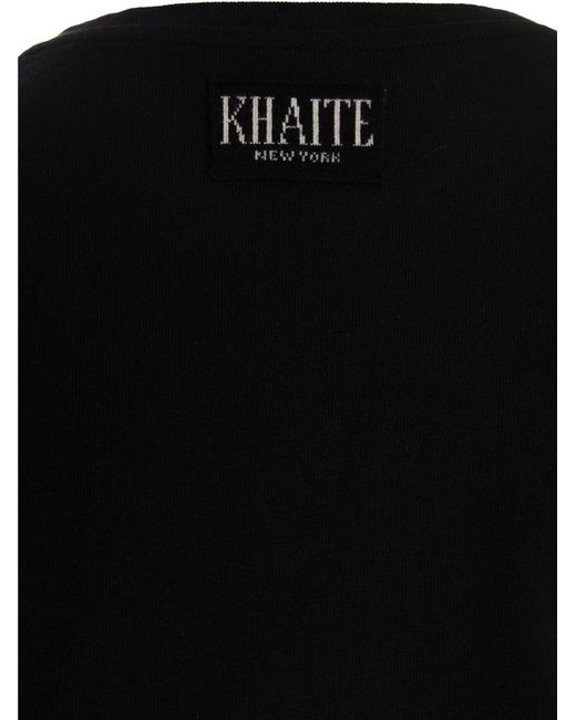 Khaite Black Mae' T-Shirt