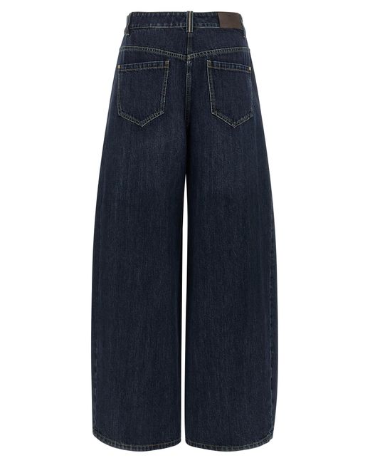 Brunello Cucinelli Blue Cotton Jeans Denim Clothing