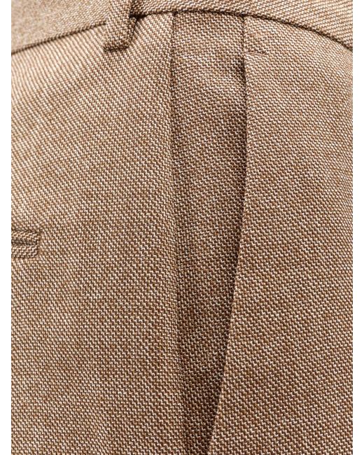 パンツ maison margiela 18ss virgin wool slacks MM6 by Maison Margiela Virgin Wool Trousers in Natural | Lyst