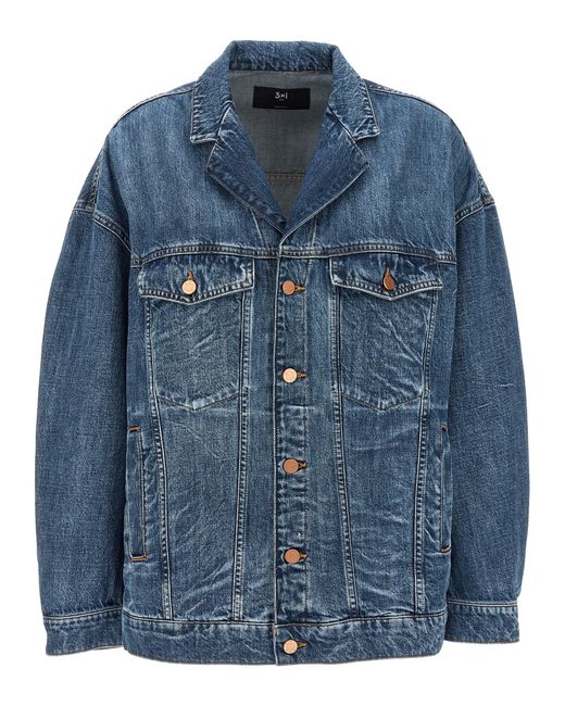 3x1 Dumbo Jacket in Blue Lyst