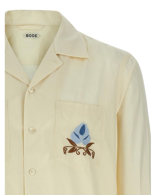 Bode Natural 'Noveau Vine' Shirt for men