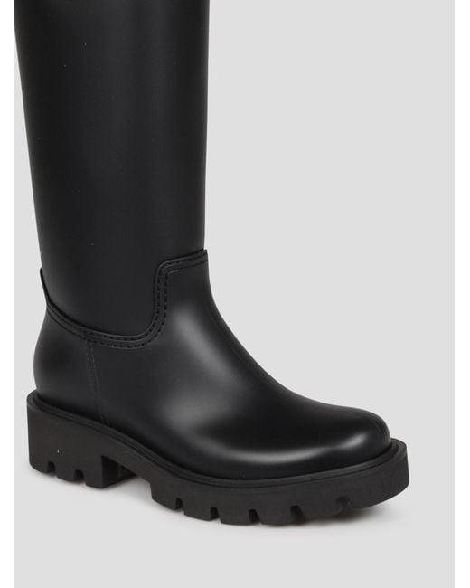 Moncler Black Kickstream High Boot