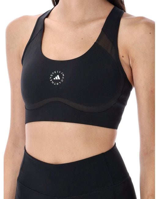 Adidas By Stella McCartney Black Truepurpose Power Impact Training Bra