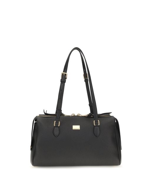 Dolce & Gabbana Black Odissea Shoulder Bag Calf Leather Bos Taurus