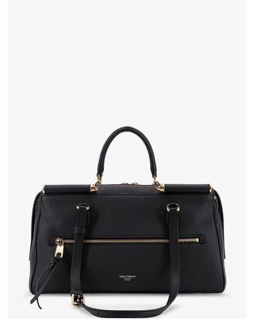 Dolce & Gabbana Black Handbag Vittoria Leather Handbags