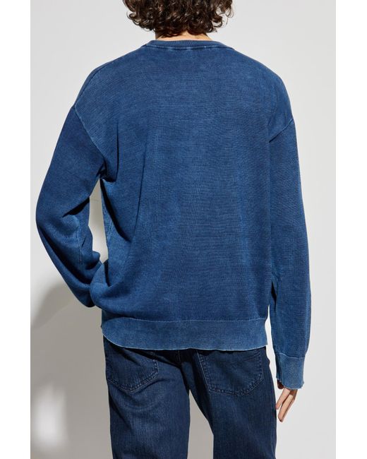 DIESEL Blue Sweater K-Fenicol for men