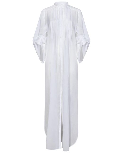 Alberta Ferretti White Long Dress