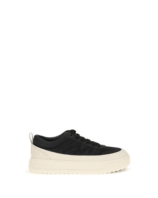 Moncler White Altive Sneakers Suede And Nubuck for men