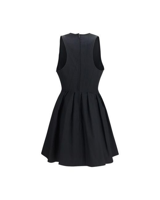 Max Mara Black Cotton Casual Dress
