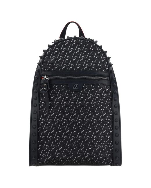 Christian Louboutin Black Backparis Backpack for men