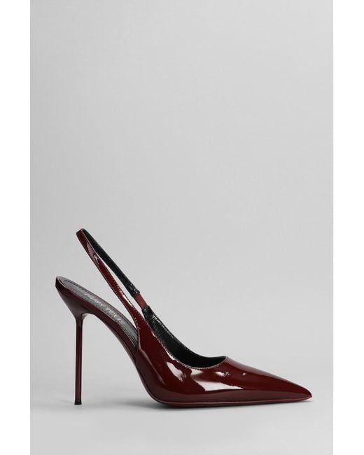 Paris Texas Brown Lidia Slingback Pumps