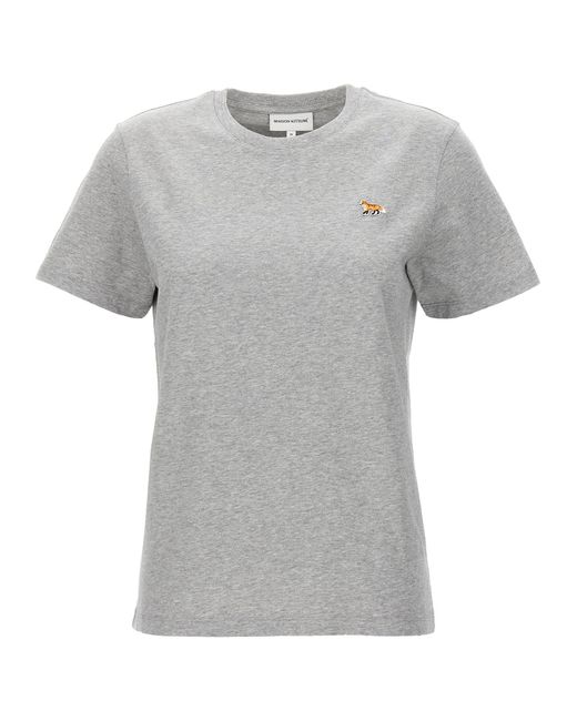 Maison Kitsuné Gray Baby Fox T-shirt