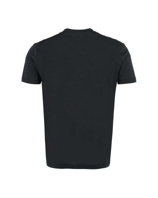 Tom Ford Black Cotton Crew-Neck T-Shirt for men