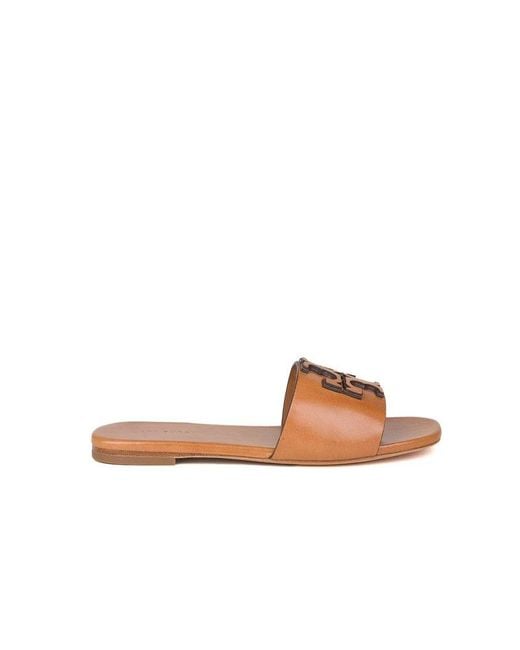 Tory Burch White Flip Flops Footwear Flats