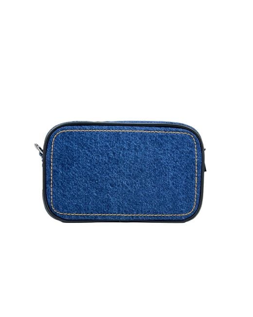 Marc Jacobs Blue Flash Denim Camera Crossbody Bag Purse