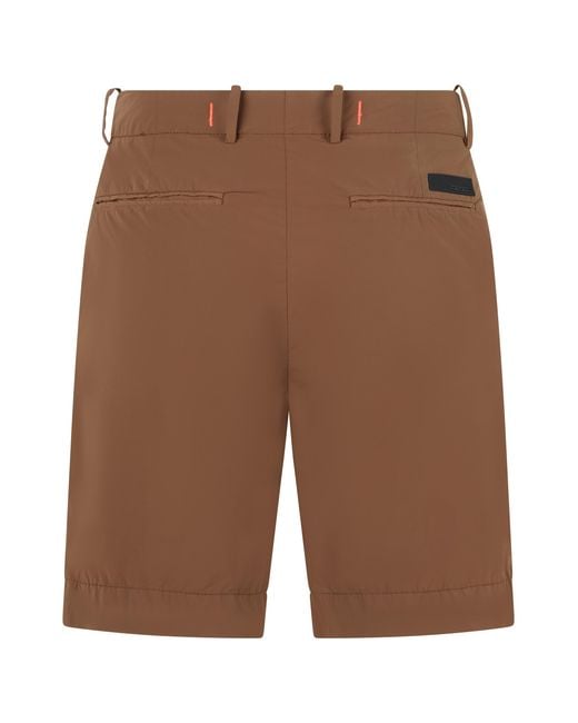 Rrd Brown Bermuda Shorts Technical Fabric Polyamide for men