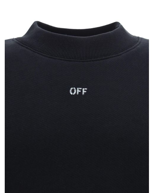 Off-White c/o Virgil Abloh Blue Sweatshirts for men