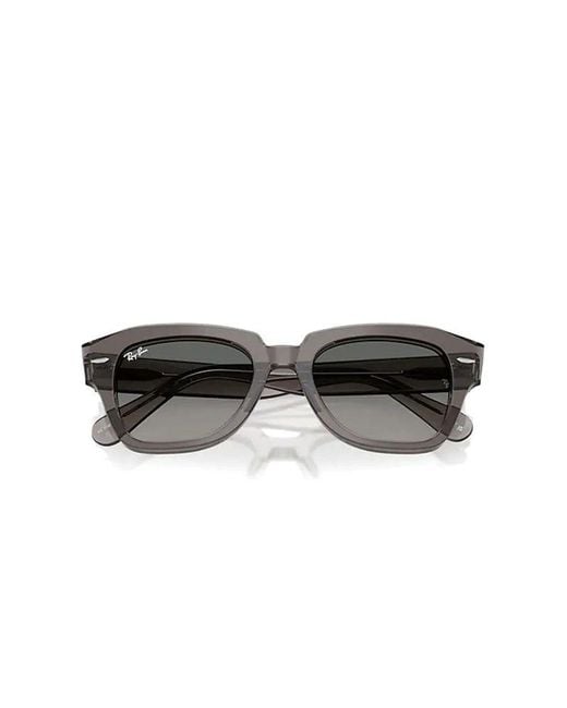 Ray-Ban Gray Sunglasses Acetate Eyewear