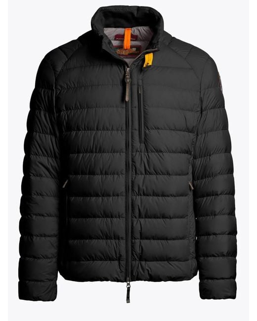 Parajumpers Black Down Floor "Ugo" for men