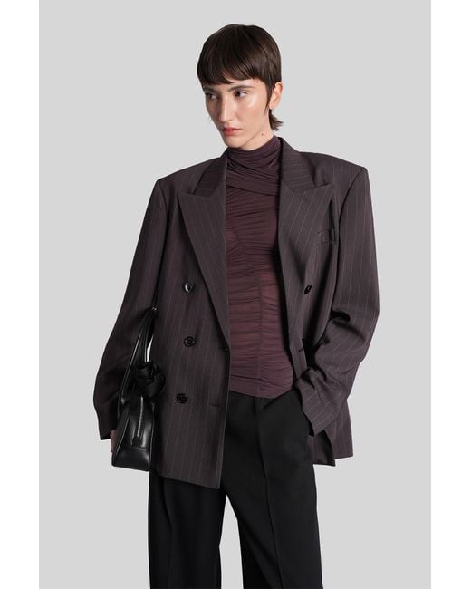 Magda Butrym Purple Blouse 06 Topwear