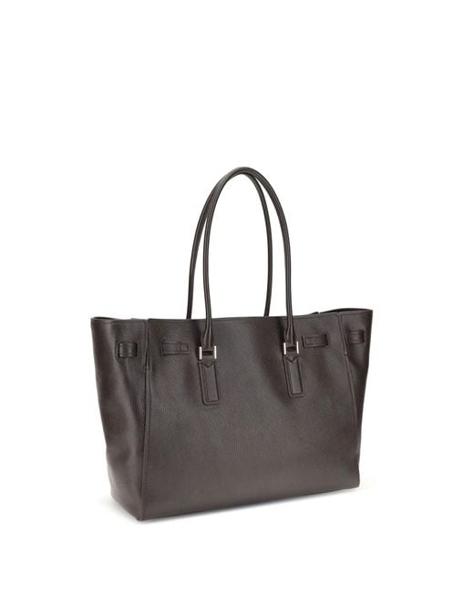 Michael Kors Black Hamilton Moderne Large Tote Bag