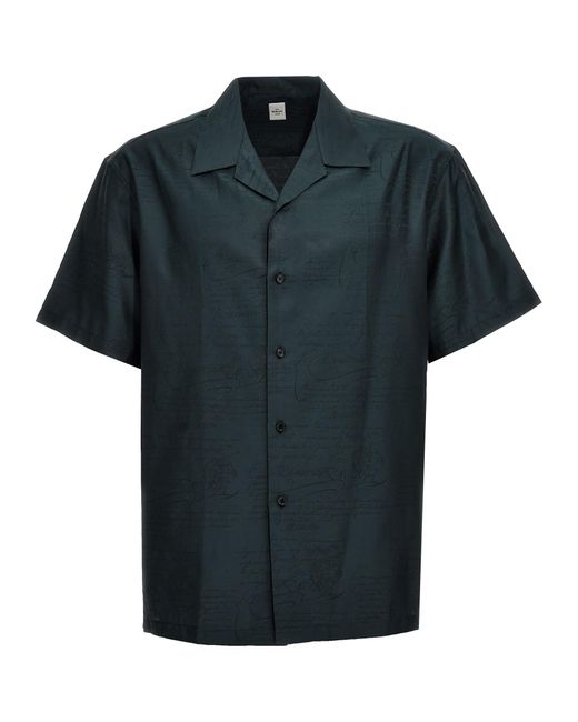 Berluti Black Scritto Shirt for men