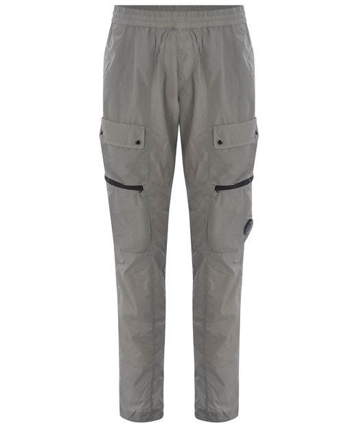 C P Company Gray Trousers for men