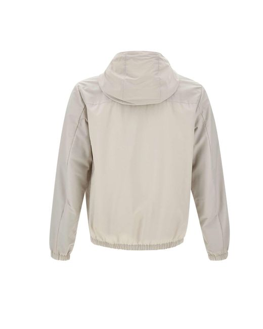Eleventy White Nylon And Wool By Loro Piana Jacket for men