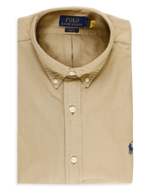 Ralph Lauren Natural Shirts Beige for men