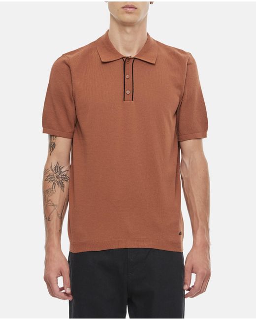 A.P.C. Brown Jacky Polo for men
