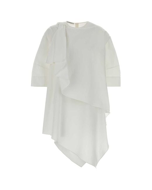 Givenchy White Poplin Mini Dress