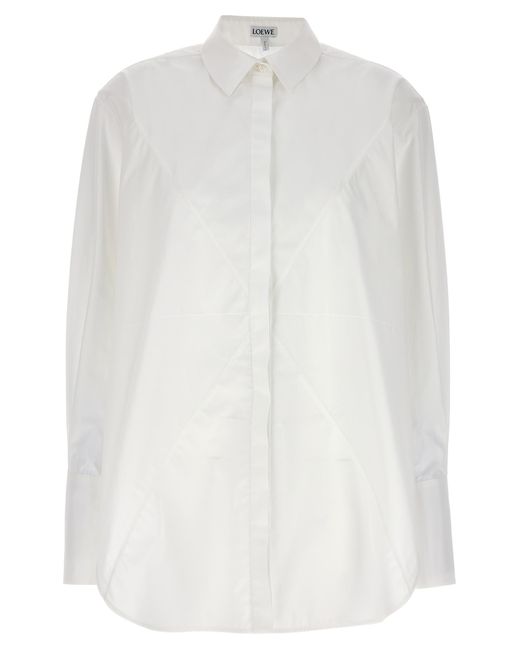 Loewe White Puzzle Fold Shirt