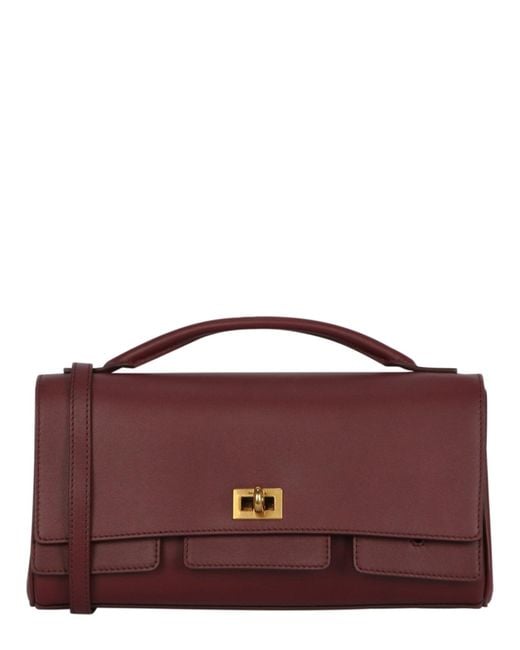 Balenciaga Purple Bel Air Clutch S 834943-2Abav-6036 Outer: Calfskin Leather Clutches