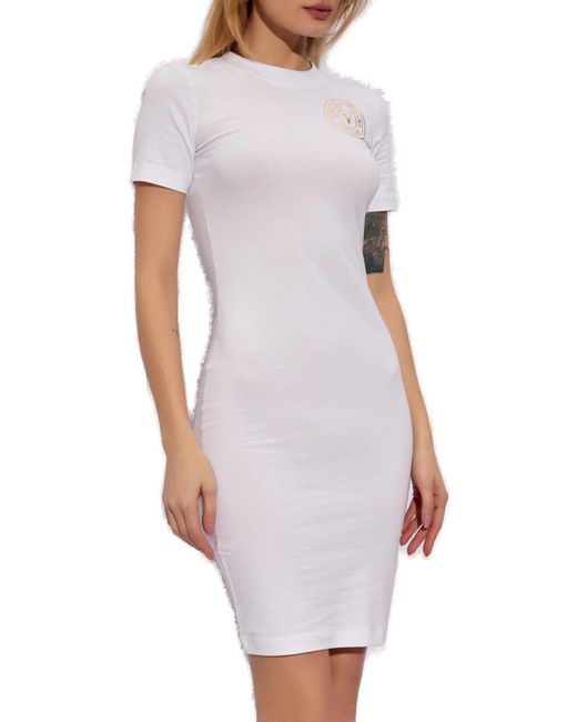 Versace White T-shirt Dress,