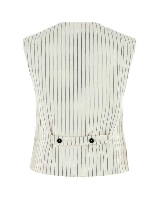 Loulou de Saison Multicolor Embroidered Viscose Blend Vest