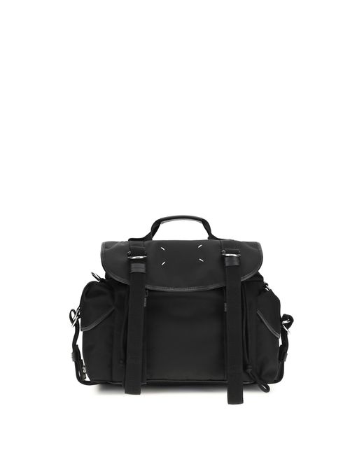 Maison Margiela Black Messenger Shoulder Bag for men